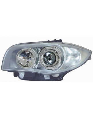 KIT PROIETTORI CON LENTICOLARE CON TECNOLOGIA CELIS CON PARABOLA CROMATA BMW SERIES 1 35D E81E87 20042011