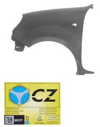 PARAFANGO ANTERIORE SINISTRO NISSAN KUBISTAR X76 20032009      , RENAULT KANGOO KC0KC1 20032008