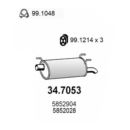 S P OPEL ASTRA 14I 16I 1996