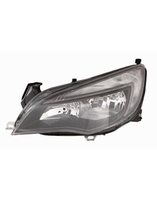 PROIETTORE SINISTRO LED H7,H7 CON PARABOLA NERA CON MOTORE CON LUCE DIURNA LED OPEL ASTRA J 5DSW P10 20132016