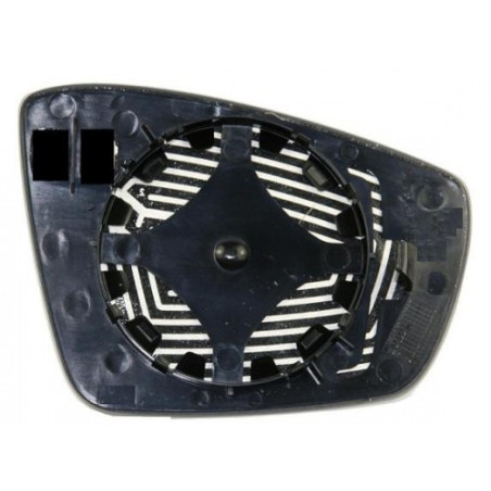 VETRO CON PIASTRA SINISTRO CROMATO ASFERICO VOLKSWAGEN POLO 6R1 20092014, VOLKSWAGEN POLO 6C1 20142017