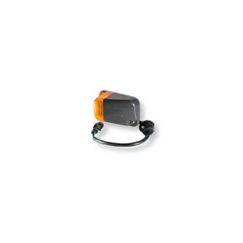 FANALE LATERALE DESTRO ARANCIO CON PORTALAMPADA CORPO GRIGIO IVECO EUROTECH 1993