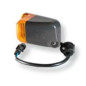 FANALE LATERALE DESTRO ARANCIO CON PORTALAMPADA CORPO GRIGIO IVECO EUROTECH 1993