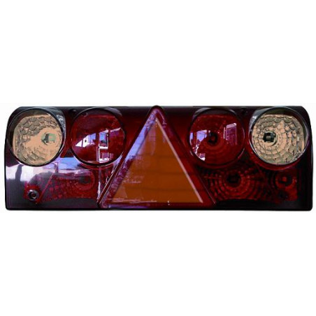 FANALE POSTERIORE DESTRO CON PORTALAMPADA NEW DESIGN SENZA LUCE TARGA