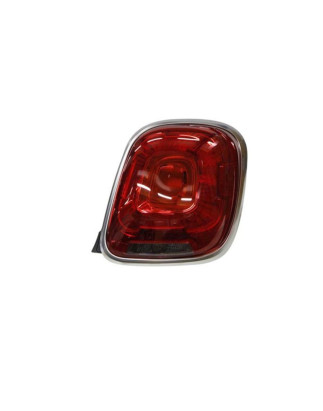 FANALE POSTERIORE DESTRO SENZA PORTALAMPADA P21W CORNICE SATINATA FIAT 500 X 334 20152019