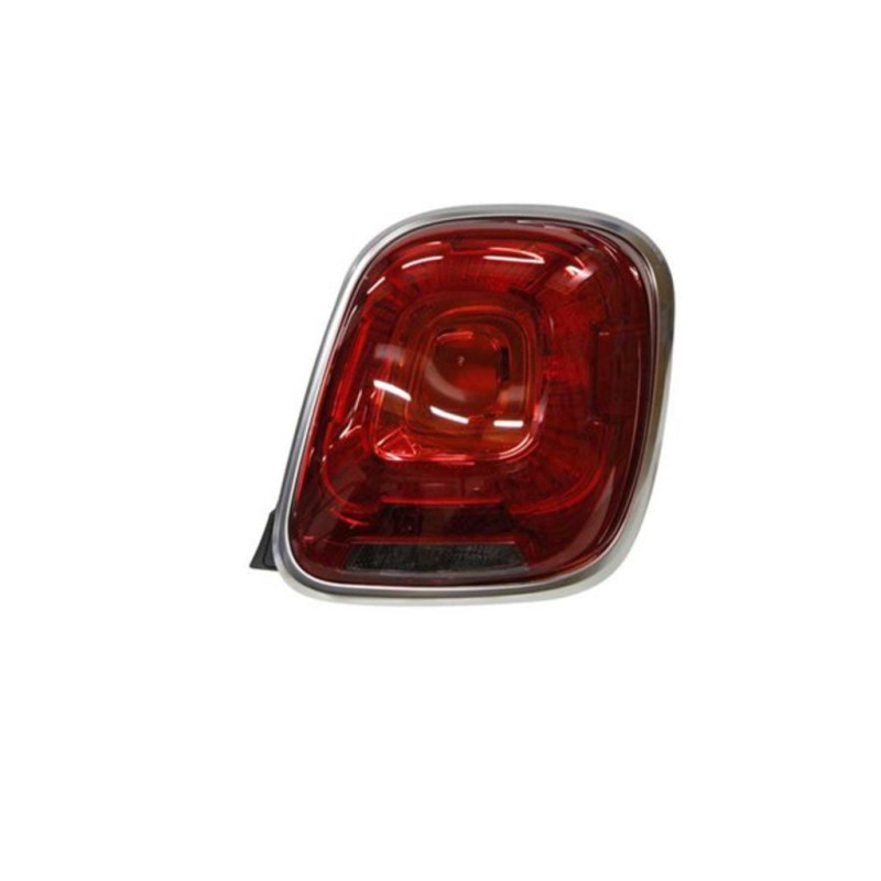 FANALE POSTERIORE DESTRO SENZA PORTALAMPADA P21WCORNICE SATINATA FIAT 500 X 334 20152019