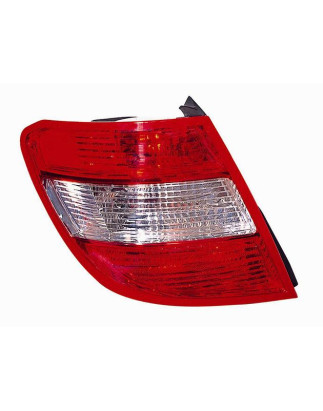 FANALE POSTERIORE SINISTRO BIANCOROSSO SENZA PORTALAMPADA MERCEDES-BENZ C CLASS W204 20072011