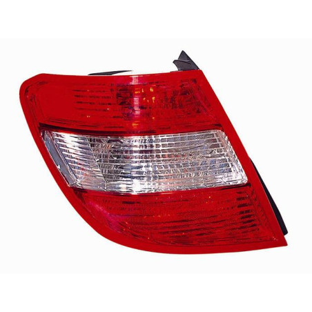 FANALE POSTERIORE SINISTRO BIANCOROSSO SENZA PORTALAMPADA MERCEDES-BENZ C CLASS W204 20072011