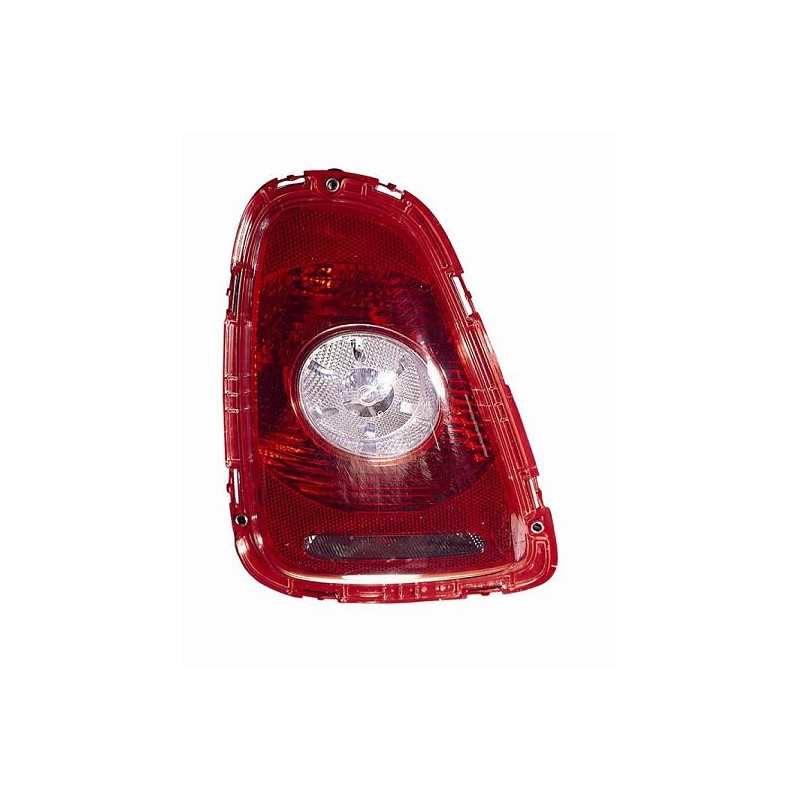 FANALE POSTERIORE SINISTRO CON PORTALAMPADA BIANCOROSSO MINI CABRIO R57 20082010, MINI CLUBMAN R55 20062010, MINI COOPERONE R56