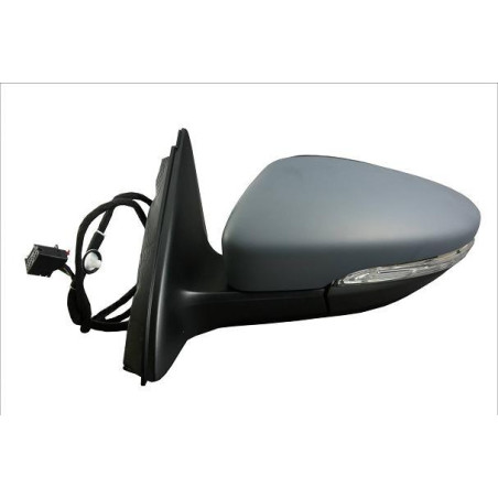 RETROVISORE ELETTRICO SINISTRO 9 PIN CON PRIMER TERMICO ASFERICO RICHIUDIBILE ELETTRICAMENTE CON FANALINO INTEGRATO CON LUCE DI