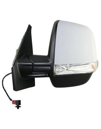 RETROVISORE ELETTRICO DESTRO 6 PIN CON PRIMER TERMICO CON FANALINO INTEGRATO FIAT DOBLO 263 20092015, FIAT DOBLO 263 20152022 V