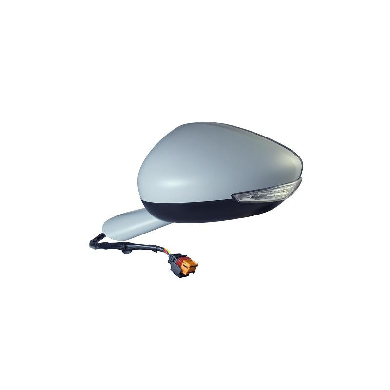 RETROVISORE ELETTRICO SINISTRO 14 PIN CON PRIMER TERMICO VETRO CONVESSO RICHIUDIBILE ELETTRICAMENTE CON FANALINO INTEGRATO CON 