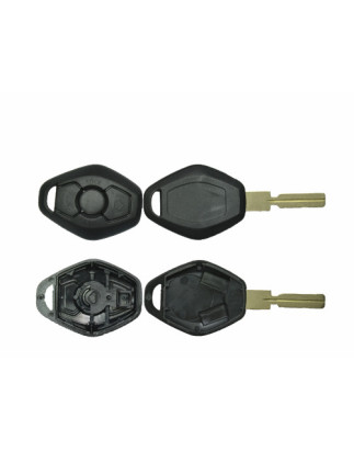 GUSCIO CHIAVE NERO 3 TASTI: TASTO APERTURA TASTO CHIUSURA TASTO PORTELLONE LAMA HU58 BMW SERIES 3 E30 19831987      , BMW SERIE