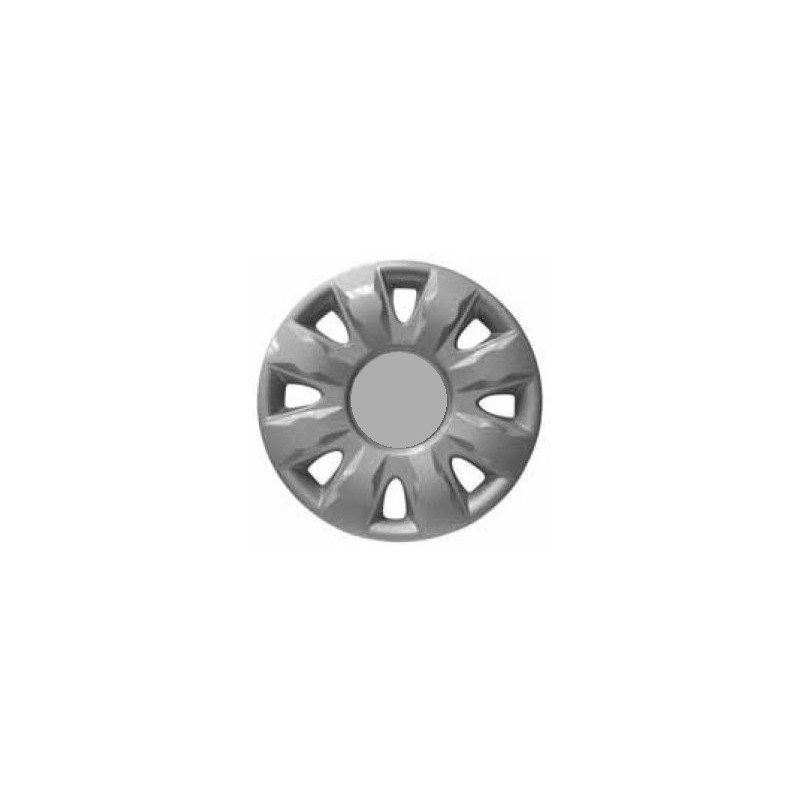 COPRICERCHIO 15 CROMATO SENZA LOGO COMPATIBILE CON RENAULT MODUS FJP0 20052008