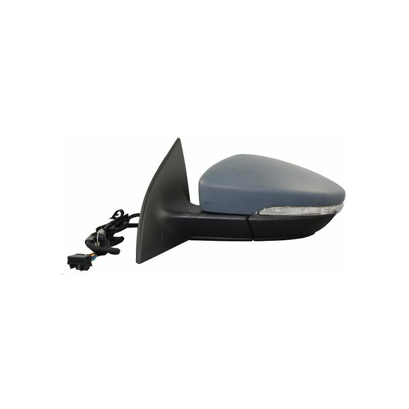 RETROVISORE ELETTRICO SINISTRO 6 PIN CON PRIMER TERMICO ASFERICO CON FANALINO INTEGRATO VOLKSWAGEN SCIROCCO 137138 20082014
