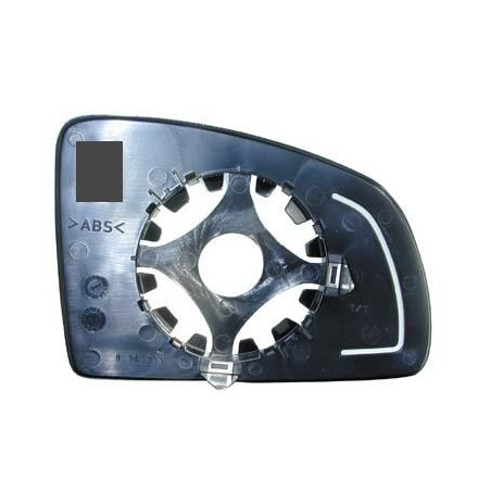 VETRO CON PIASTRA SINISTRO CROMATO ASFERICO OPEL MERIVA X03 20032010