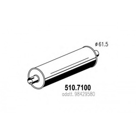 FIAT-IVECO EUROCARGO 606575 SILENZIATORE