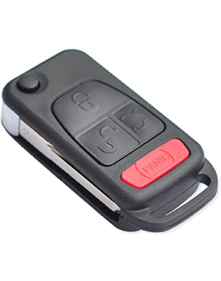 GUSCIO CHIAVE 3+1 TASTI: TASTO APERTURA TASTO CHIUSURA TASTO PORTELLONE TASTO PANIC LAMA HU39 MERCEDES-BENZ ML W163 19982005   