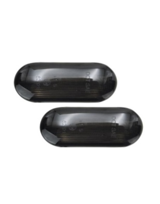 FANALE LATERALE DESTROSINISTRO FUME LED SET 2PZ FORD FIESTA JAJB 20022008, FORD FIESTA CB1JHJD 20082013, FORD FOCUS DAWDBW 2004