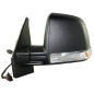 RETROVISORE MECCANICO SINISTRO NERO VETRO CONVESSO CON FANALINO INTEGRATO FIAT DOBLO 263 20092015VERS COMBIPANORAMA , FIAT DOBL