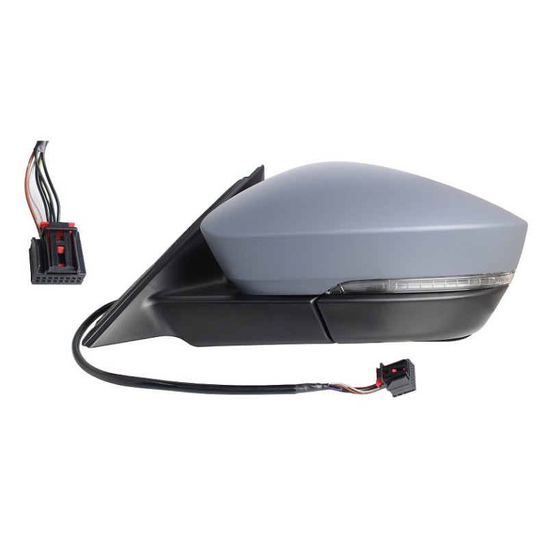 RETROVISORE ELETTRICO DESTRO 6 PIN CON PRIMER TERMICO CON FANALINO INTEGRATO SKODA KAROQ NU7ND7 20172021      , SKODA KAROQ NU7