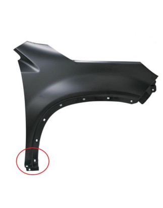 PARAFANGO ANTERIORE DESTRO CON FORI GIROPARAFANGO KIA SORENTO XM 20092012