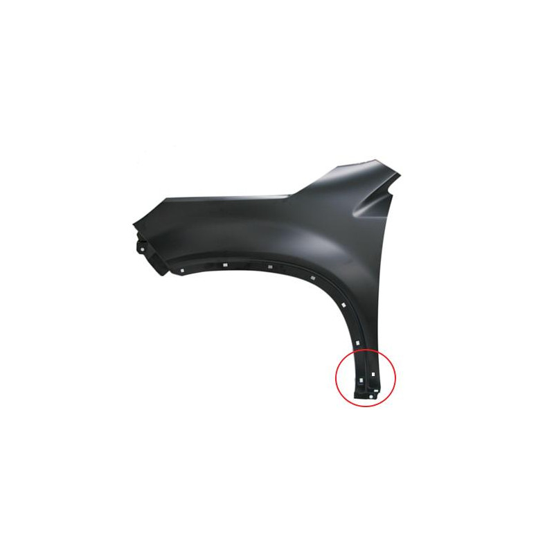 PARAFANGO ANTERIORE SINISTRO CON FORI GIROPARAFANGO + MODANATURA KIA SORENTO XM 20092012