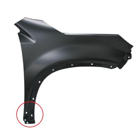 PARAFANGO ANTERIORE DESTRO CON FORI GIROPARAFANGO + MODANATURA KIA SORENTO XM 20092012