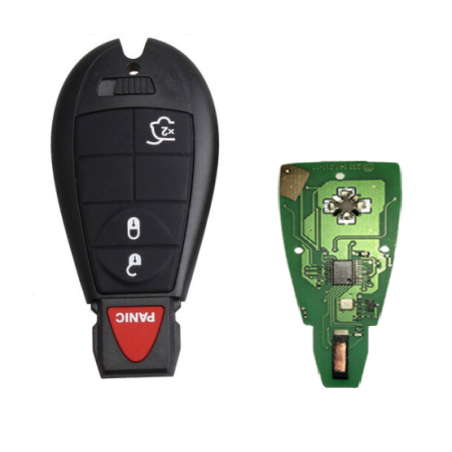 GUSCIO CHIAVE COMPLETO 4 TASTI: CON CHIP ID46 TIPO FREQUENZA: 433MHZ TASTO APERTURA TASTO CHIUSURA TASTO PORTELLONE TASTO ANTIP