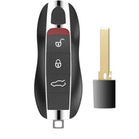 GUSCIO CHIAVE COMPLETO CON CHIP TIPO FREQUENZA: 315MHZ TASTO APERTURA TASTO CHIUSURA TASTO PORTELLONE PORSCHE CAYENNE 9PA 20032