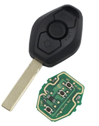 GUSCIO CHIAVE COMPLETO 3 TASTI: CON CHIP ID44 TIPO FREQUENZA: 434MHZ TASTO APERTURA TASTO CHIUSURA TASTO PORTELLONE BMW SERIES 
