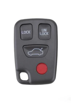 GUSCIO CHIAVE 3+1 TASTI: TASTO APERTURA TASTO CHIUSURA TASTO PORTELLONE TASTO PANIC VOLVO C70 542 20062010      , VOLVO S40 644