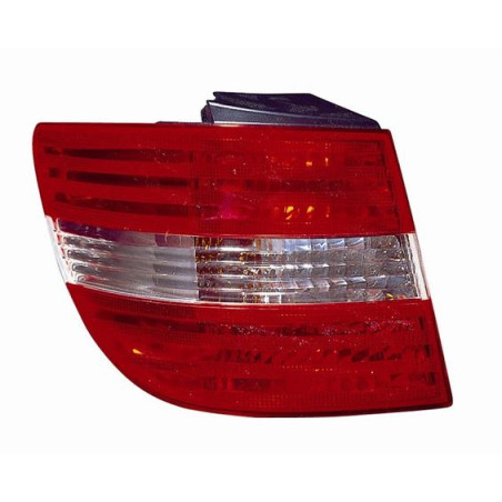 FANALE POSTERIORE SINISTRO BIANCOROSSO SENZA PORTALAMPADA MERCEDES-BENZ B CLASS W245 20062008, MERCEDES-BENZ B CLASS W245 20082