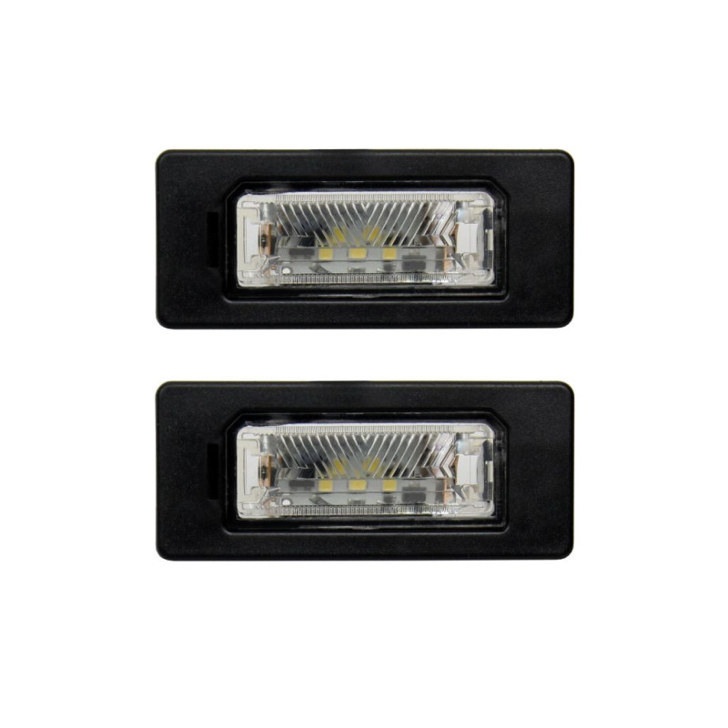 FANALE TARGA DESTROSINISTRO LED  SET 2 PZ  AUDI A1 8X18XK8XA8XF 20102014, AUDI A5 8T38F78TA 20072011, AUDI A6 4GH4GJ4G24GC4G54G