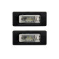 FANALE TARGA DESTROSINISTRO LED  SET 2 PZ  AUDI A1 8X18XK8XA8XF 20102014 , AUDI A5 8T38F78TA 20072011 , AUDI A6 4GH4GJ4G24GC4G5