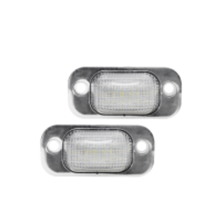 FANALE TARGA DESTROSINISTRO LED SET 2PZ SEAT TOLEDO 1L2 19911995, SEAT TOLEDO 1L2 19951999, VOLKSWAGEN GOLF II 19E1G1 19841988,
