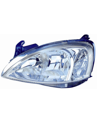PROIETTORE DESTRO H7,H1 REGOLAZIONE ELETTRICA MODELLO VALEO TÜV OPEL COMBO TF0TF1 20002012 VERS 20022004, OPEL CORSA C X01 2000