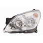 PROIETTORE DESTRO 5 PORTE H7,H1 CON PARABOLA CROMATA OPEL ASTRA H A04 20042010VERS 2007