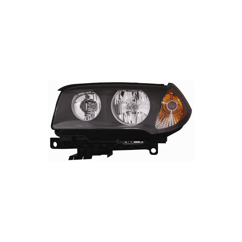 PROIETTORE SINISTRO H7 CON PARABOLA NERA CON MOTORE CON INDICATORE DI DIREZIONE ARANCIONE BMW X3 E83 20042007