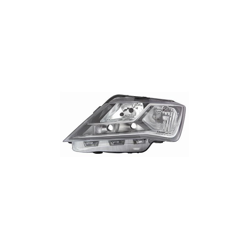 PROIETTORE SINISTRO H7,H7 CON PARABOLA NERA CON MOTORE SEAT TOLEDO KG3 2012