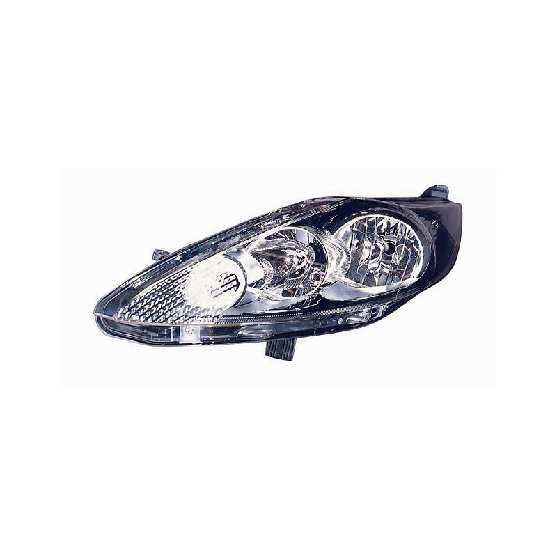 PROIETTORE DESTRO 5 PORTE H7,H1 CON PARABOLA NERA FORD FIESTA CB1JHJD 20082013