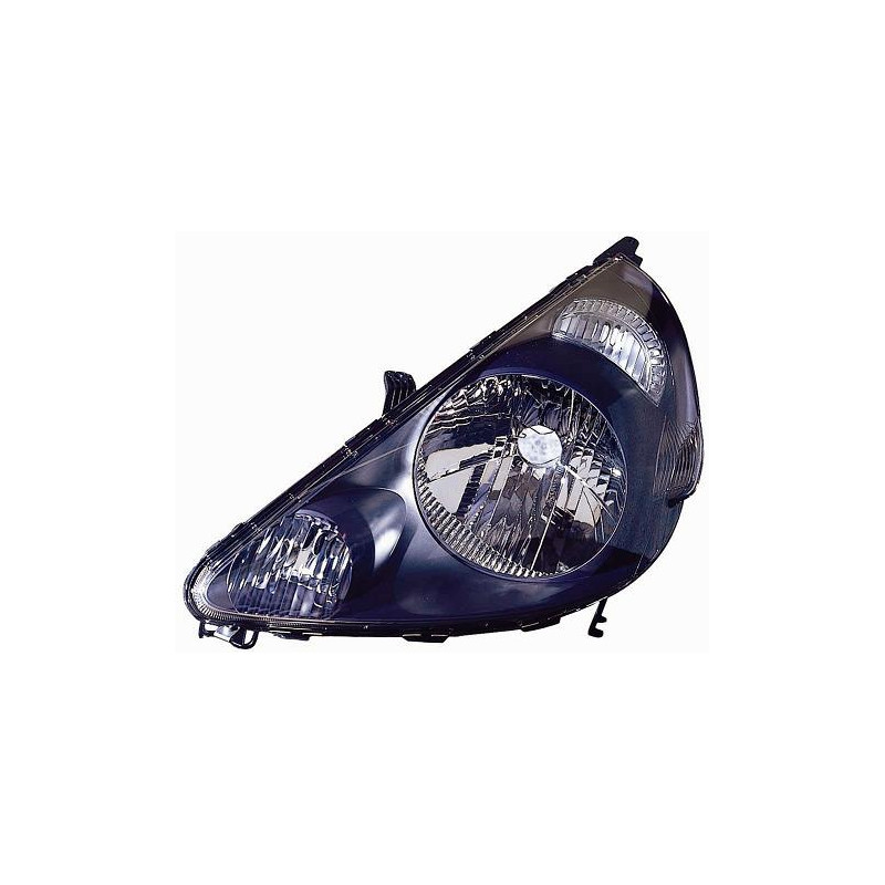 PROIETTORE SINISTRO H4 MODELLO STANLEY CON PARABOLA NERA CON PREDISPOSIZIONE REGOLAZIONE ELETTRICA HONDA JAZZ GDGE3GE2 20012008