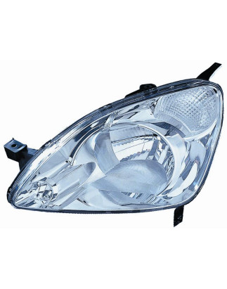 PROIETTORE SINISTRO H4 CON FANALE BIANCO CON PREDISPOSIZIONE REGOLAZIONE ELETTRICA HONDA CR-V RD 20022007 VERS 2004