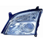PROIETTORE SINISTRO H7,H7 T�V CON PARABOLA CROMATA OPEL SIGNUM Z03 20032006, OPEL VECTRA C Z02 20022005