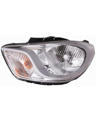 PROIETTORE SINISTRO H4 CON PARABOLA CROMATA CON MOTORE HYUNDAI i10 I PA 20102013