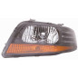 PROIETTORE SINISTRO 5 PORTE H4 CON PARABOLA GRIGIA SCURA CHEVROLET AVEO SDN-HB-LB T200 20052008VERS 2007 , DAEWOO SDN-LB KLAS 2