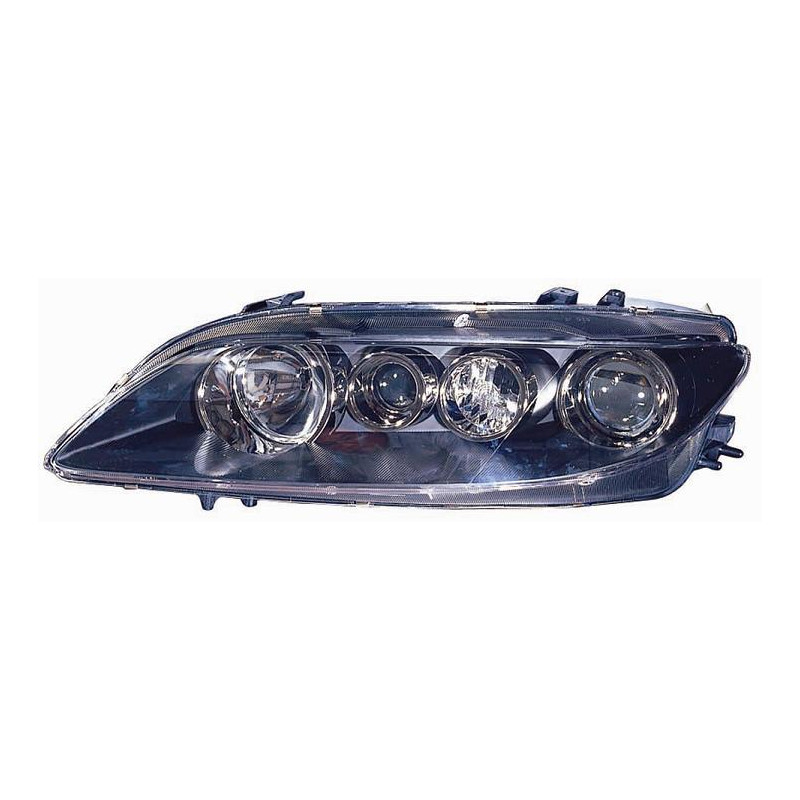 PROIETTORE DESTRO 2H1 SENZA FENDINEBBIA CON PARABOLA NERA CON PREDISPOSIZIONE REGOLAZIONE ELETTRICA MAZDA 6 GGGHGY 20022008