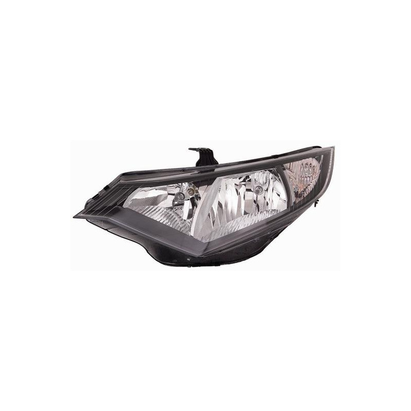 PROIETTORE DESTRO 5 PORTE H7,H7 CON PARABOLA NERA CON MOTORE HONDA CIVIC HB-LB FK 20122016