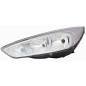 PROIETTORE SINISTRO H7,H15 H15H7 CON PARABOLA CROMATA CON MOTORE FORD FOCUS DH 20142018
