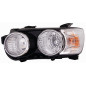 PROIETTORE DESTRO H1,H7 CON PARABOLA NERA CON BORDO CROMATO CHEVROLET AVEO SDN-HB 2012